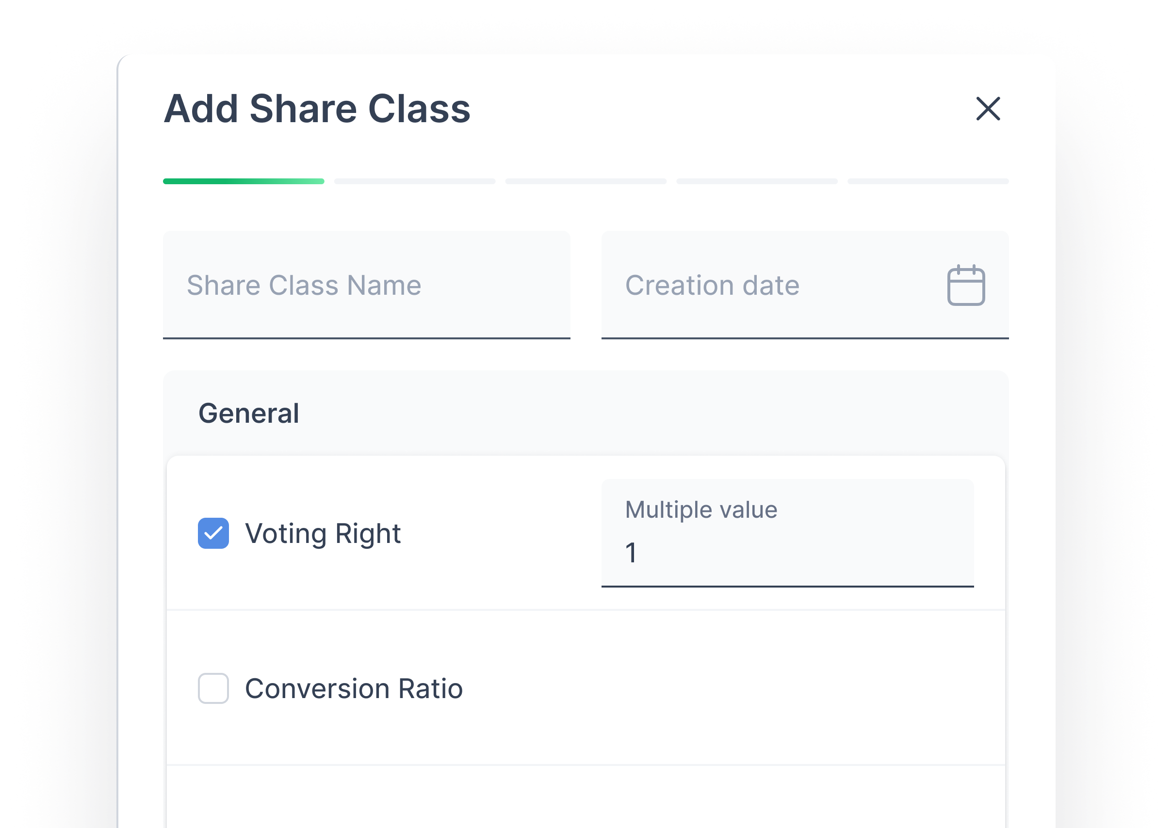 Share Class Management
