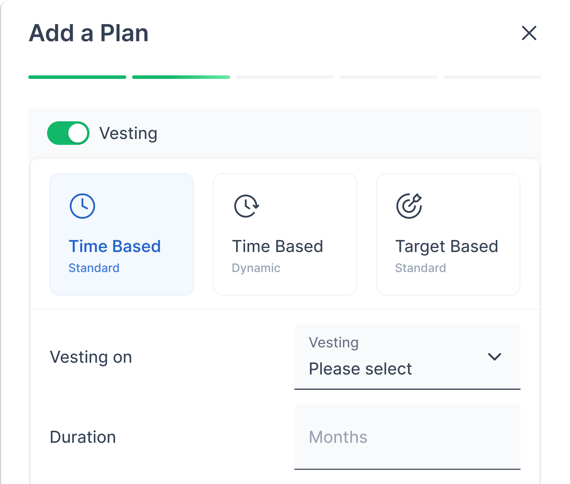 Automated Vesting Structures